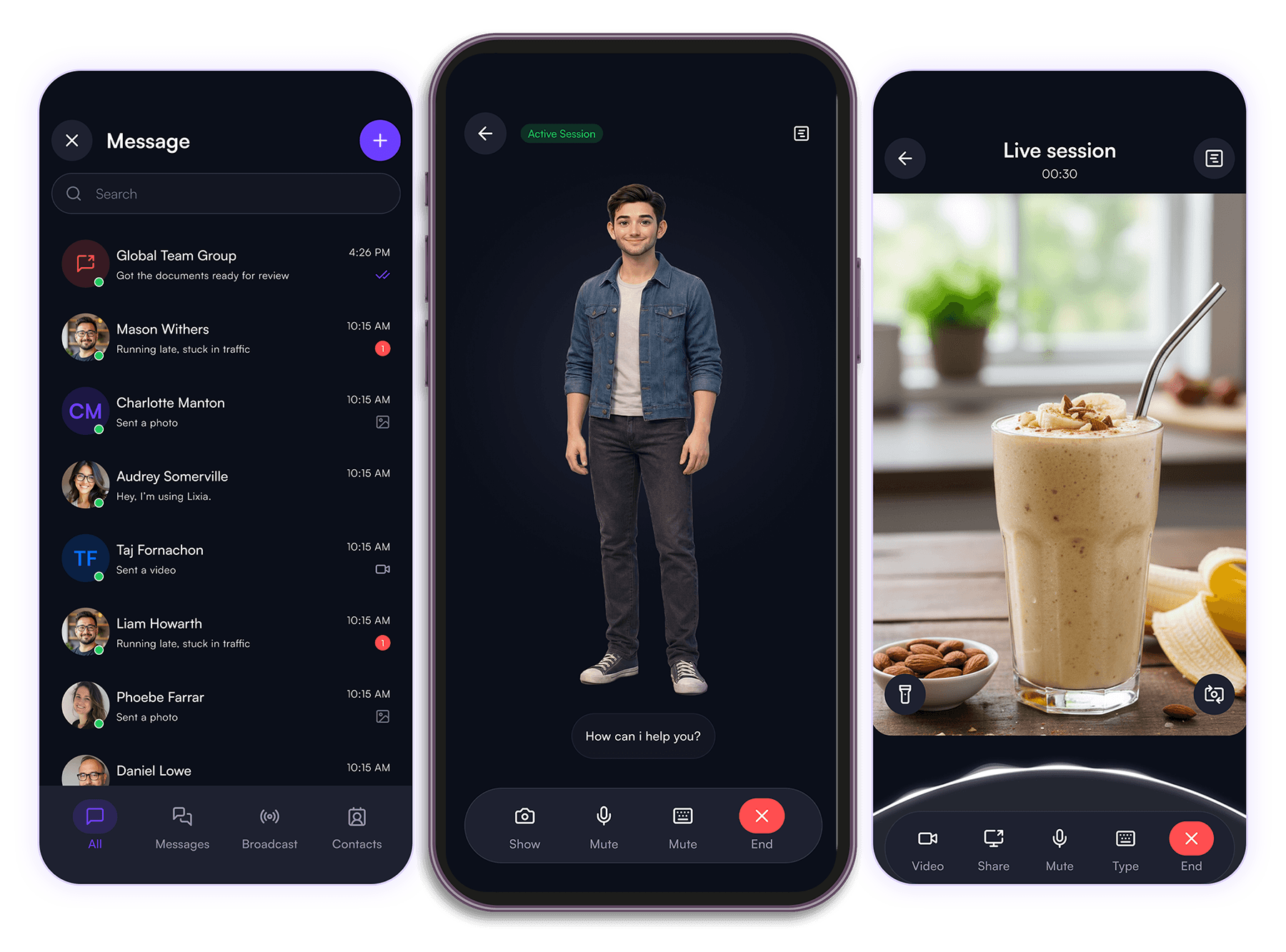 Lixia mobile app preview